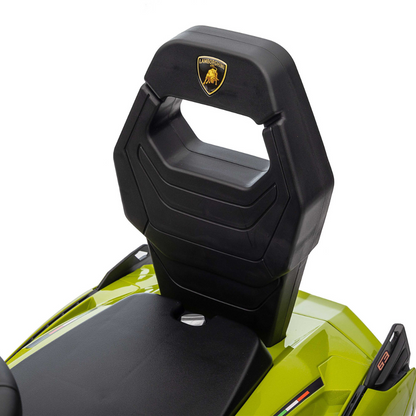 Green Complete Edition Lamborghini Sian 3-in-1 Push Car / Stroller W/ Detachable Handle, Safety Guards, Lights & Music