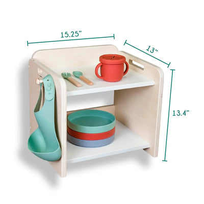 PAPAYA Shelf - Montessori Organization Mini Shelf.