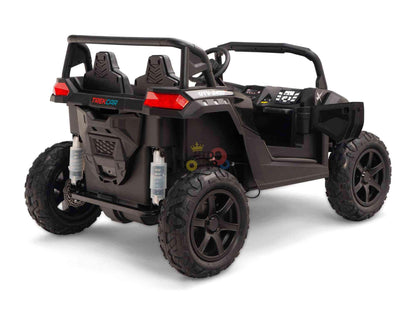 Black Heavy Duty 24V 14Ah Blade XR Edition XXL 2-Seater Ride-On Buggy W/ 180W Brushless Motor, Inflatable Tires & BT (No RC).