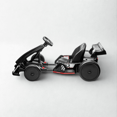 24V Black Newest Upgraded Audi Drifting Go Kart W/ 180° Drift, Bluetooth Music & Lights.