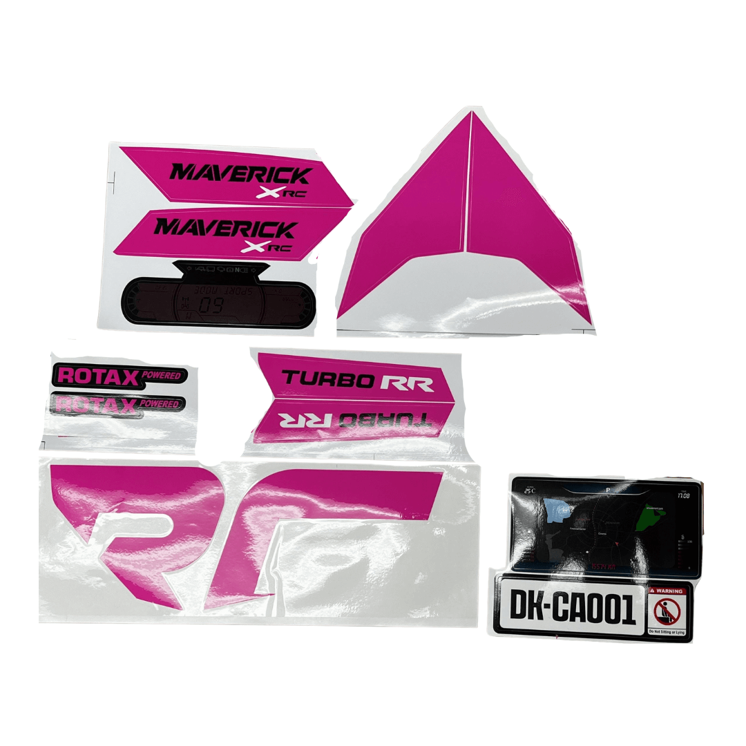 12V/24V Can-Am Maverick - Pink Stickers.