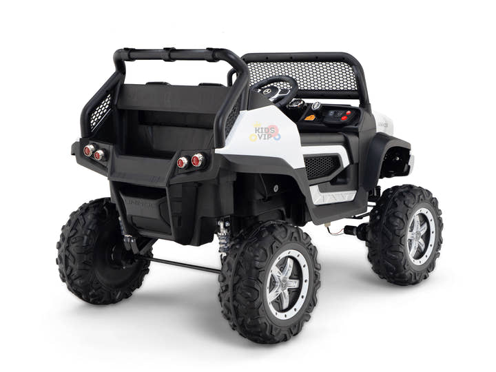 12V Mercedes-Benz Unimog Junior - Eco Leather Seat.