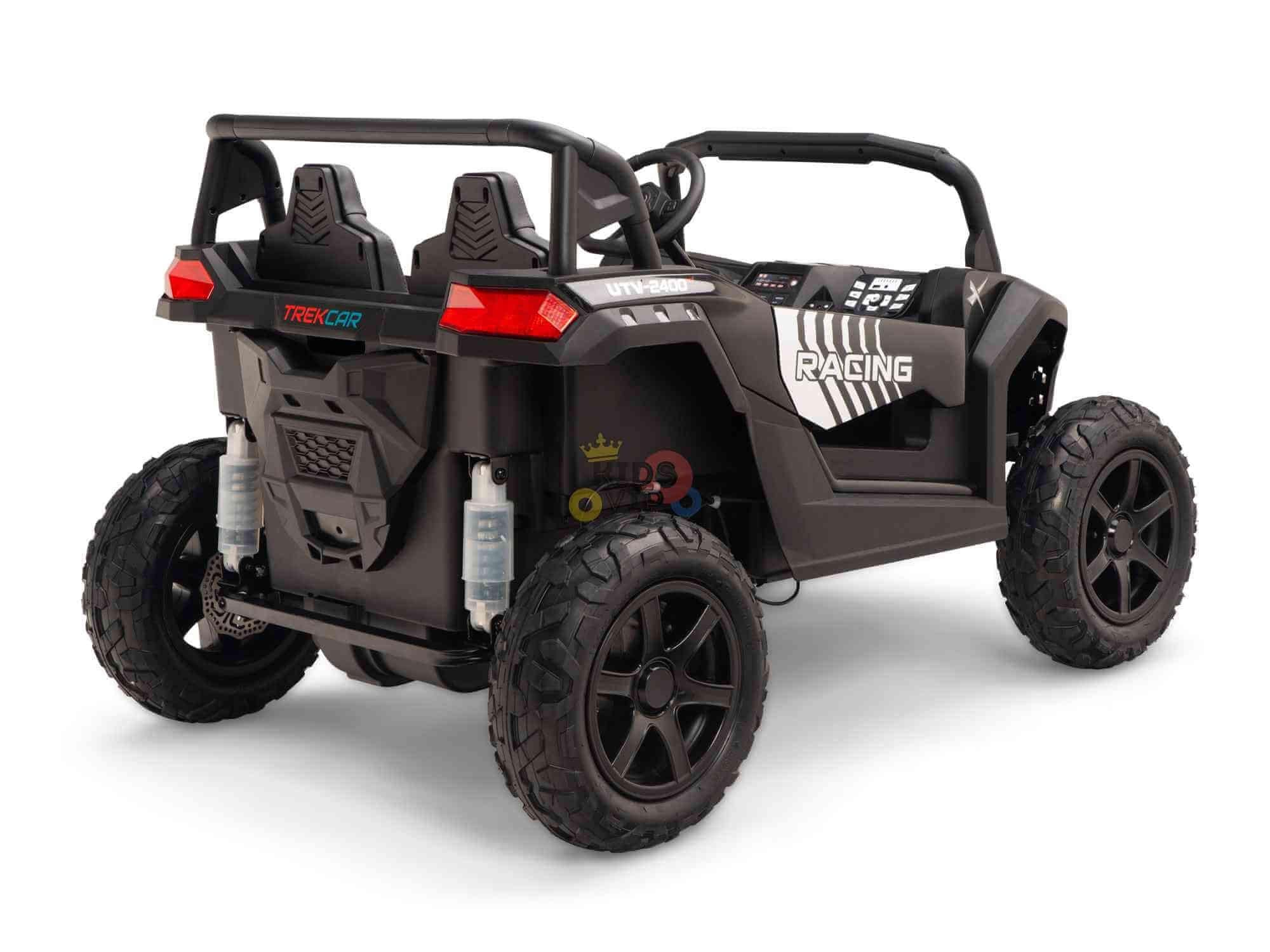 Black Heavy Duty 24V 14Ah Blade XR Edition XXL 2-Seater Ride-On Buggy W/ 180W Brushless Motor, Inflatable Tires & BT (No RC).