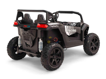 Black Heavy Duty 24V 14Ah Blade XR Edition XXL 2-Seater Ride-On Buggy W/ 180W Brushless Motor, Inflatable Tires & BT (No RC).