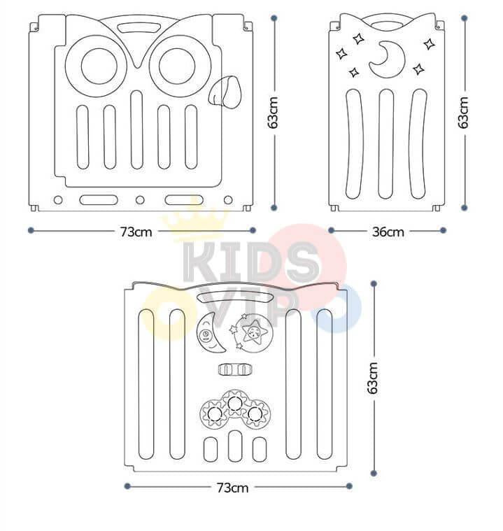 Grey 20 Panels Indoor/Outdoor Foldable Playpen, Fence, Interactive Safety Play Yard  for Toddlers and Infants.