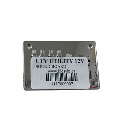 12V Junior Sport Utility - Soundboard.