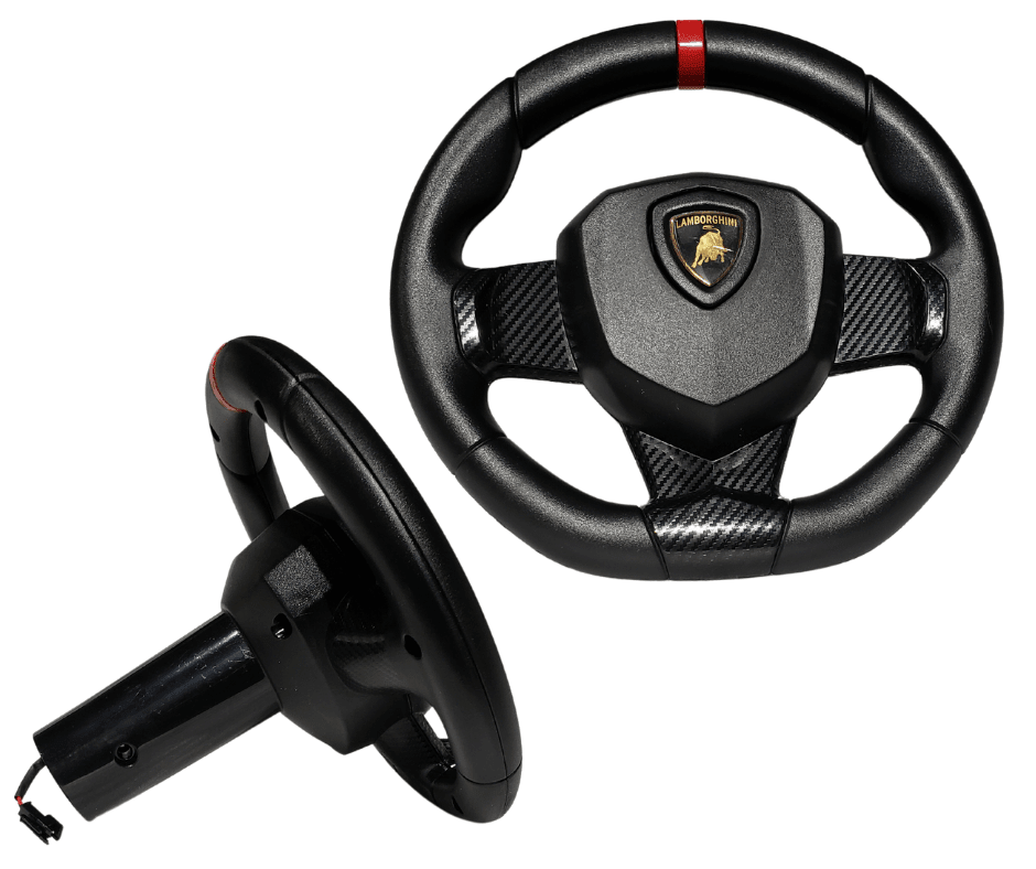 12V Lamborghini Veneno 2 Seat - Steering Wheel.