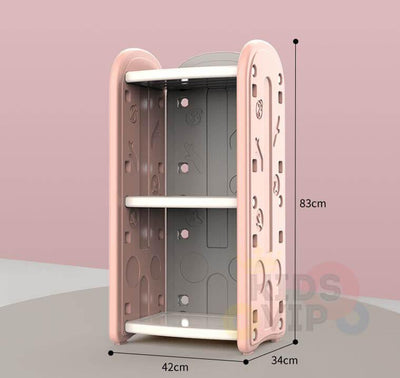 Kids and Toddlers Toy Storage / Organizer with Bins and Bookshelves.