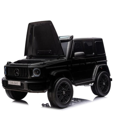 2x24V Platinum Matte Black Edition XXL 4x4 Mercedes G63 Kids' Ride on SUV W/ MP4, EVA Rubber Wheels & RC.