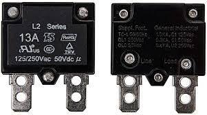 13A 125/250Vac 50Vdc Automatic Reset Relay Fuse.