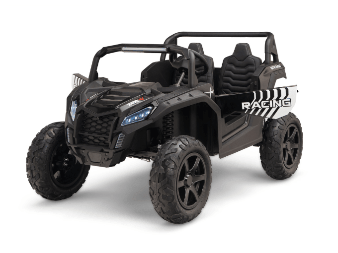 Black Heavy Duty 24V 14Ah Blade XR Edition XXL 2-Seater Ride-On Buggy W/ 180W Brushless Motor, Inflatable Tires & BT (No RC).