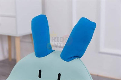 Kids' and Toddlers' Single Seat Cozy Bunny Edition Play Sofa Chair - Blue.