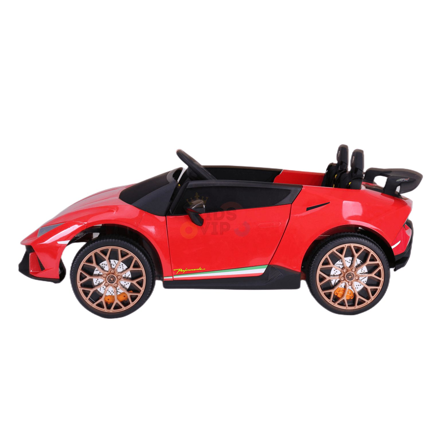 Red 24V Lamborghini Huracan 4x4/AWD 2-Seater Licensed Ride-On Car W/ EVA Rubber Wheels, Music, RC.