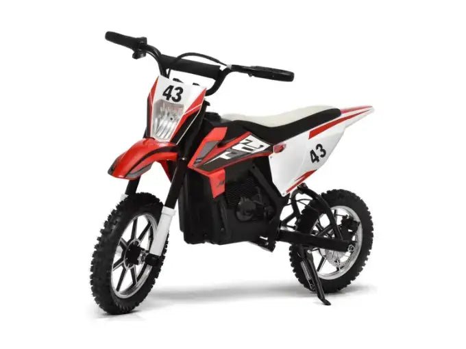 36V 350W Super Moto Off-Road Edition Ride-On Dirt Bike for Big Kids W/ Air-Filled Rubber Tires.