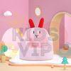 Kids' and Toddlers' Single Seat Cozy Bunny Edition Play Sofa Chair - Pink.