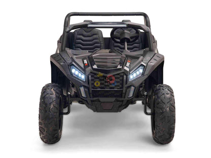 Black Heavy Duty 24V 14Ah Blade XR Edition XXL 2-Seater Ride-On Buggy W/ 180W Brushless Motor, Inflatable Tires & BT (No RC).