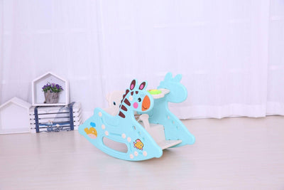 Toddlers' and Infants' Rocking Zebra Edition Chair - Blue.