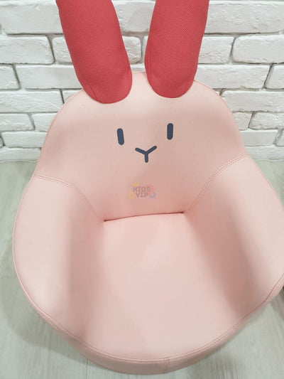 Kids' and Toddlers' Single Seat Cozy Bunny Edition Play Sofa Chair - Pink.