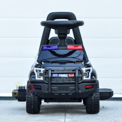 6V Ultimate 3-in-1 Toddler Police Truck W/ Bluetooth Music, Emergency Siren & Lights.