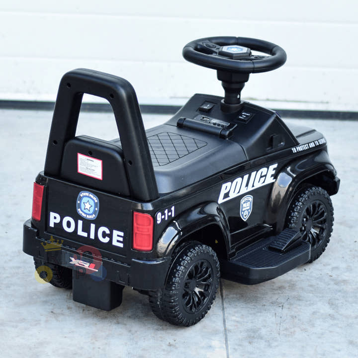 6V Ultimate 3-in-1 Toddler Police Truck W/ Bluetooth Music, Emergency Siren & Lights.