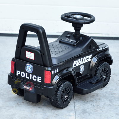 6V Ultimate 3-in-1 Toddler Police Truck W/ Bluetooth Music, Emergency Siren & Lights.