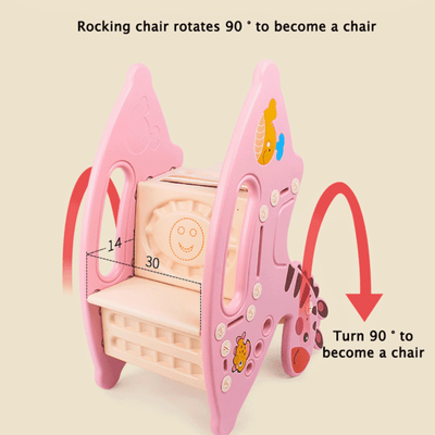 Toddlers' and Infants' Rocking Zebra Edition Chair - Pink.