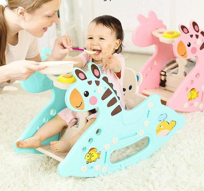 Toddlers' and Infants' Rocking Zebra Edition Chair - Pink.