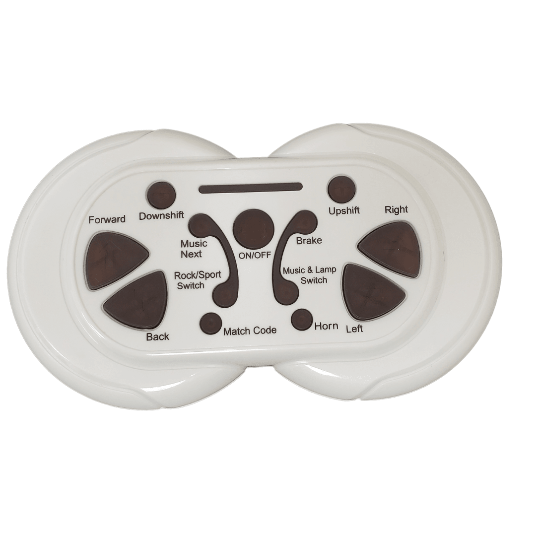 Replacement Remote control for Non Official Ride on Cars.