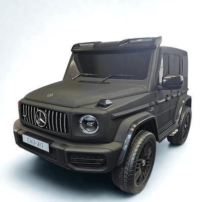 2x24V Platinum Matte Black Edition XXL 4x4 Mercedes G63 Kids' Ride on SUV W/ MP4, EVA Rubber Wheels & RC.