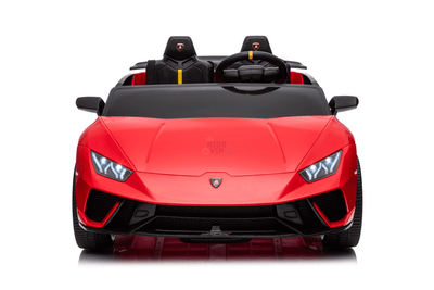 Red 24V Lamborghini Huracan 4x4/AWD 2-Seater Licensed Ride-On Car W/ EVA Rubber Wheels, Music, RC.