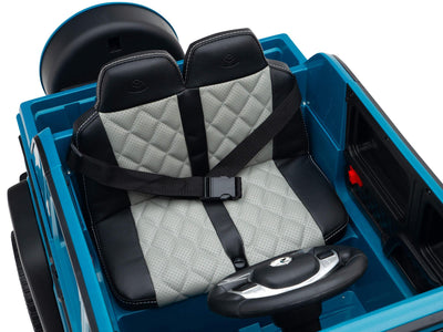 12V Blue Luxury Mercedes Maybach G650s Kids' 4x4 Ride-on SUV W/ Rubber Wheels, Music & RC.