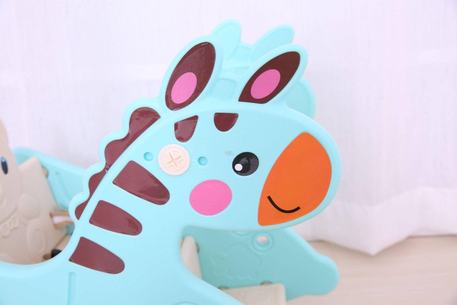Toddlers' and Infants' Rocking Zebra Edition Chair - Blue.