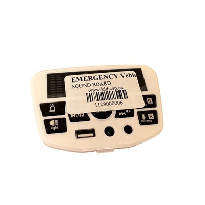12V Police/Fire Truck - Soundboard.