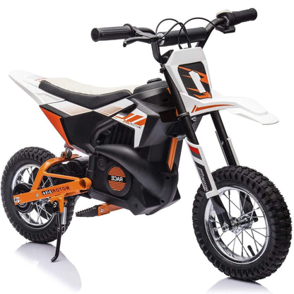 24V 250W Super Moto Off-Road Edition Ride-On Dirt Bike for Big Kids W/ Air-Filled Rubber Tires.