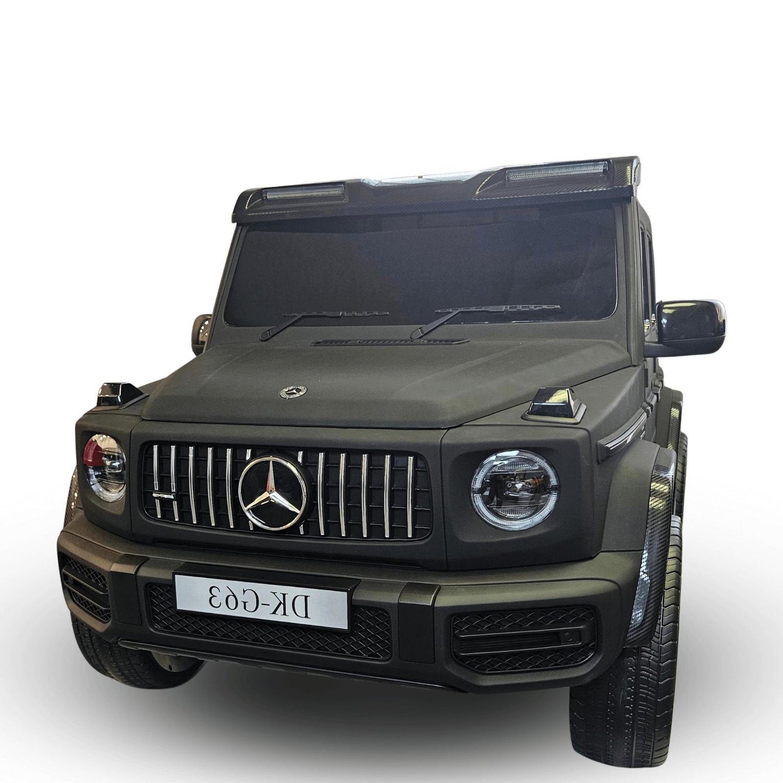 2x24V Platinum Matte Black Edition XXL 4x4 Mercedes G63 Kids' Ride on SUV W/ MP4, EVA Rubber Wheels & RC.