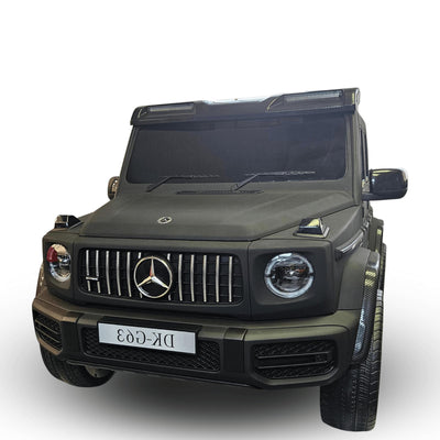 2x24V Platinum Matte Black Edition XXL 4x4 Mercedes G63 Kids' Ride on SUV W/ MP4, EVA Rubber Wheels & RC.