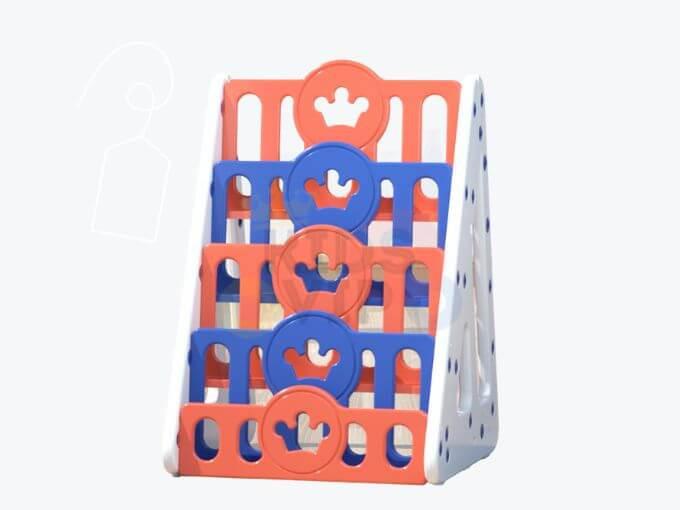Kids' and Toddlers' Crown Edition Free Standing Bookshelf Storage / Organizer.