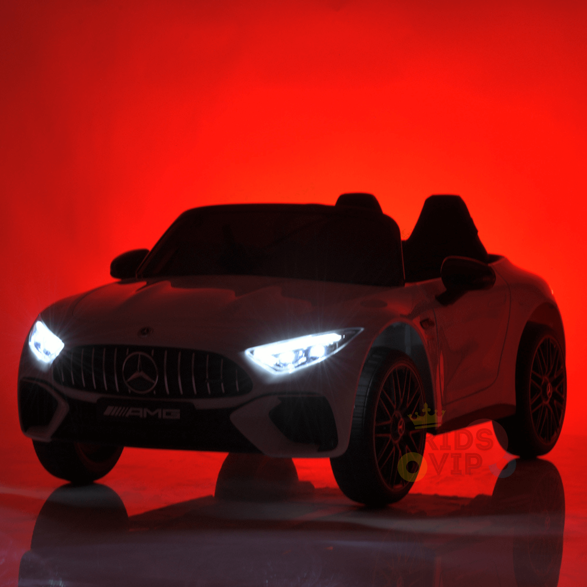 12V White Mercedes Benz SL63 Kids' Exclusive 4X4 Ride-On Car W/ EVA Rubber Wheels, Music & RC.