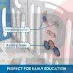 Blue 16 Panels Indoor/Outdoor Foldable Playpen, Fence, Interactive Safety Play Yard  for Toddlers and Infants.