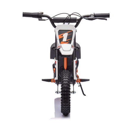 24V 250W Super Moto Off-Road Edition Ride-On Dirt Bike for Big Kids W/ Air-Filled Rubber Tires.