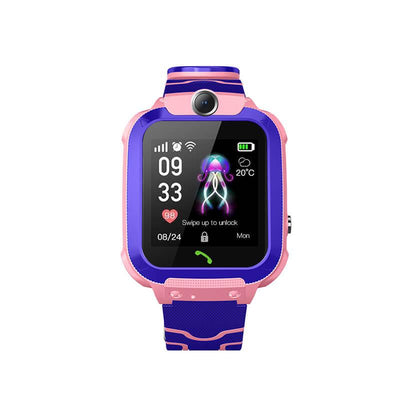 Add-On : Kids Smartwatch Set-Tracker w/GPS, Pedometer, SOS Alarm, Games, Camera, Voice Calling, Safe Zone.