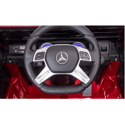 12V Red Luxury Mercedes Maybach G650s Kids' 4x4 Ride-on SUV W/ Rubber Wheels, Music & RC.