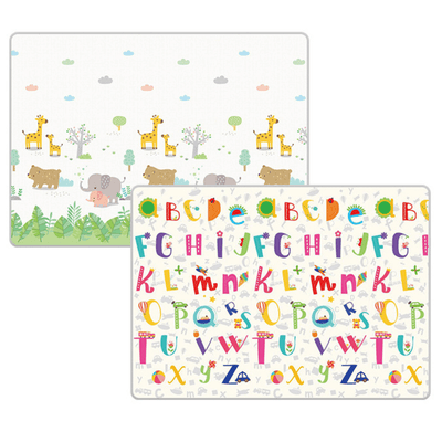 Luxury Indoor/ Outdoor Double Sided Foldable Waterproof Foam Play Mat - ABC Edition - 200x180x1cm.