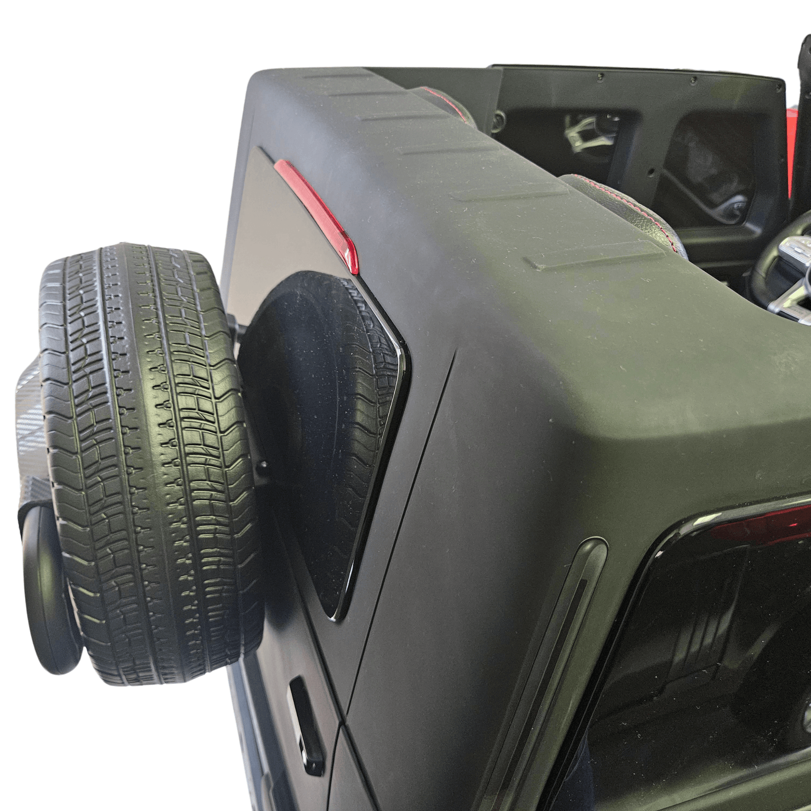 2x24V Platinum Matte Black Edition XXL 4x4 Mercedes G63 Kids' Ride on SUV W/ MP4, EVA Rubber Wheels & RC.