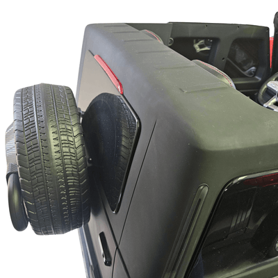 2x24V Platinum Matte Black Edition XXL 4x4 Mercedes G63 Kids' Ride on SUV W/ MP4, EVA Rubber Wheels & RC.