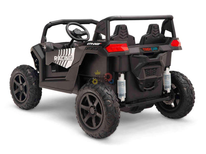 Black Heavy Duty 24V 14Ah Blade XR Edition XXL 2-Seater Ride-On Buggy W/ 180W Brushless Motor, Inflatable Tires & BT (No RC).