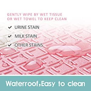 XL Luxury Indoor/ Outdoor Double Sided Foldable Waterproof Foam Play Mat - 200x180x2cm.