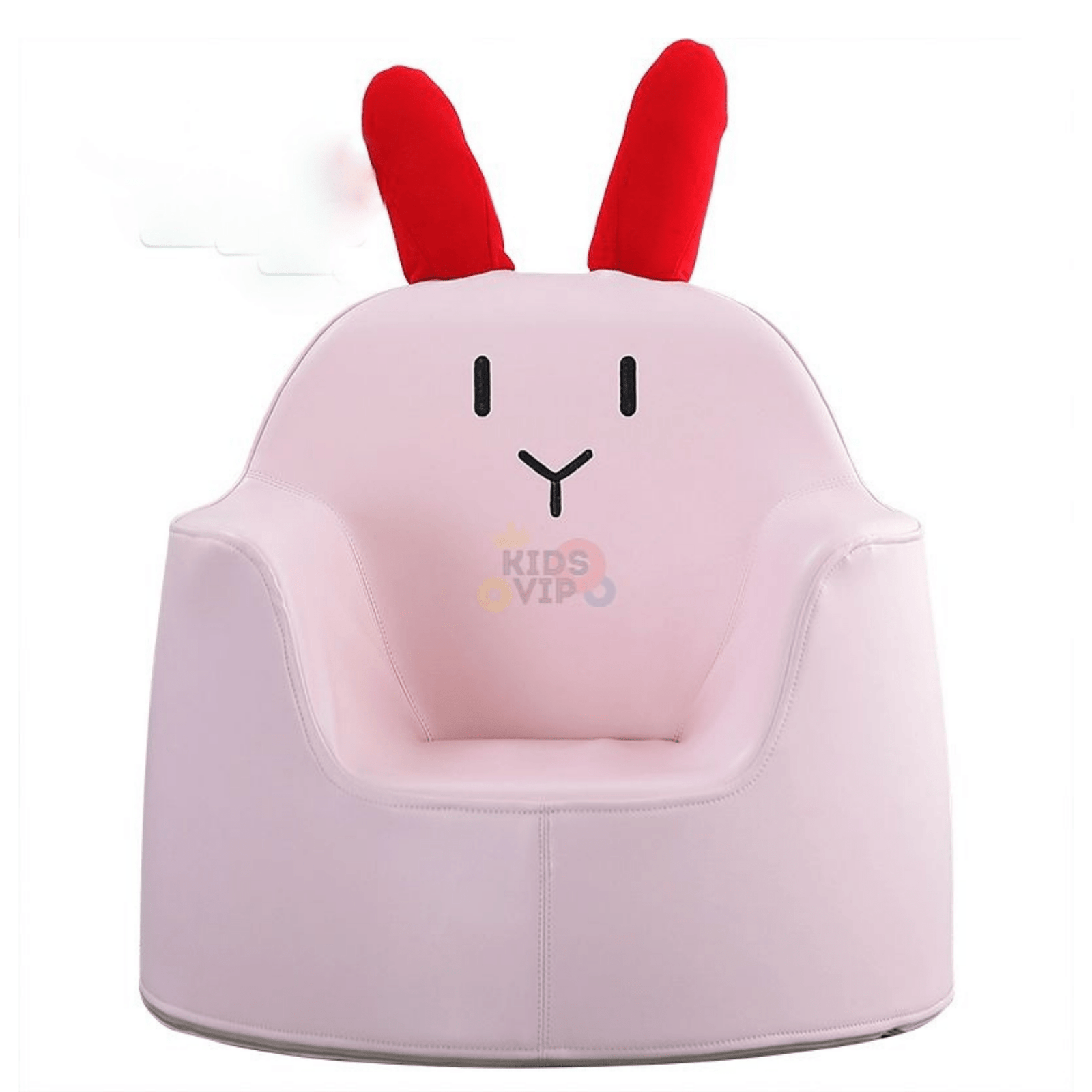 Kids' and Toddlers' Single Seat Cozy Bunny Edition Play Sofa Chair - Pink