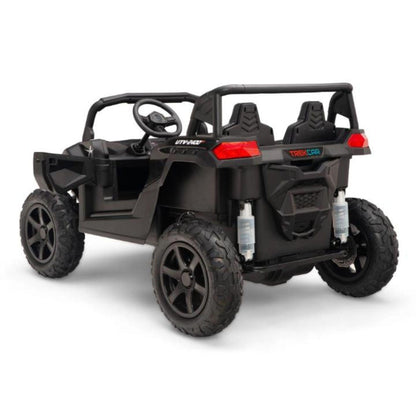 Black Heavy Duty 24V 14Ah Blade XR Edition XXL 2-Seater Ride-On Buggy W/ 180W Brushless Motor, Inflatable Tires & BT (No RC).