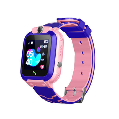 Add-On : Kids Smartwatch Set-Tracker w/GPS, Pedometer, SOS Alarm, Games, Camera, Voice Calling, Safe Zone.